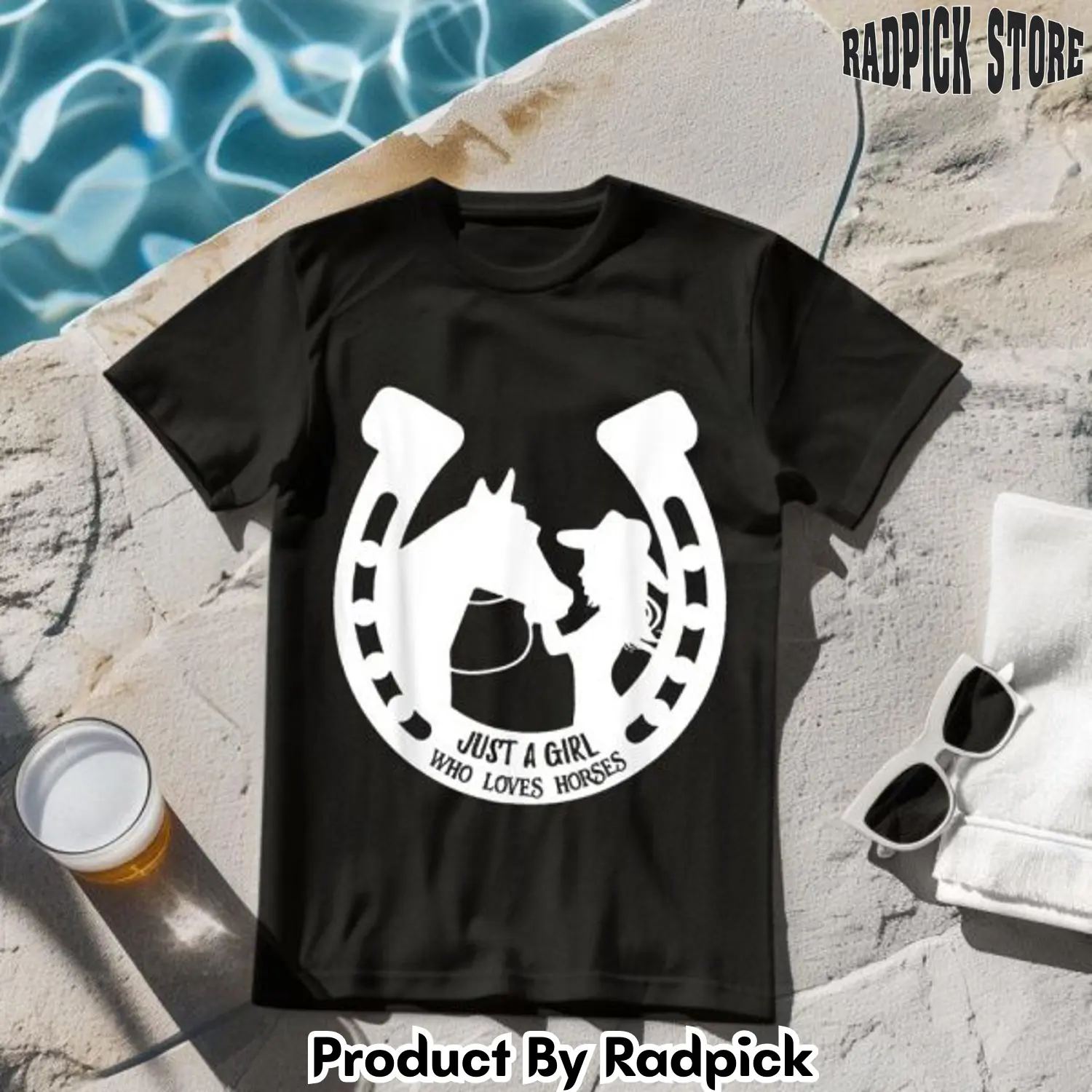 Just a girl who loves horse tshirt rp2628736